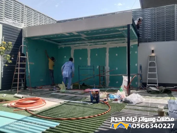 مقاول بناء ملاحق اسمنت بورد وجي آر سي بجدة|تصاميم مودرن 2026