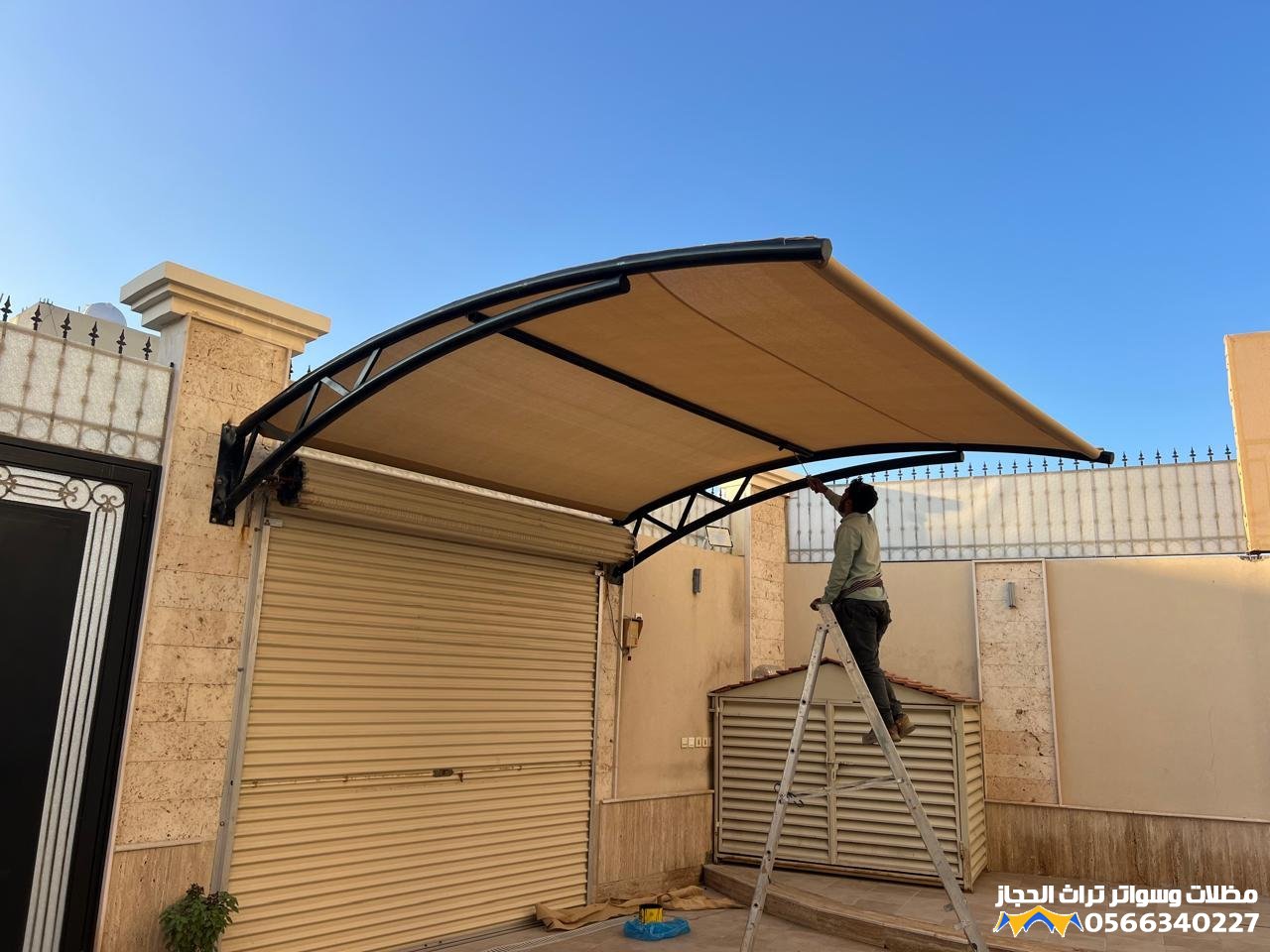 حداد مظلات سيارات حي المحمدية