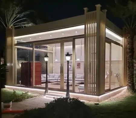 ملاحق ومجالس خارجية جدة حي النعيم | تصميم وتنفيذ ملاحق عصرية