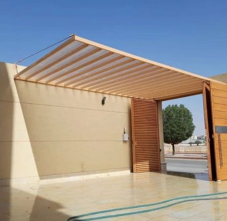 مظلات جده مداخل للفلل بقماش | تغطية ممرات منازل جده