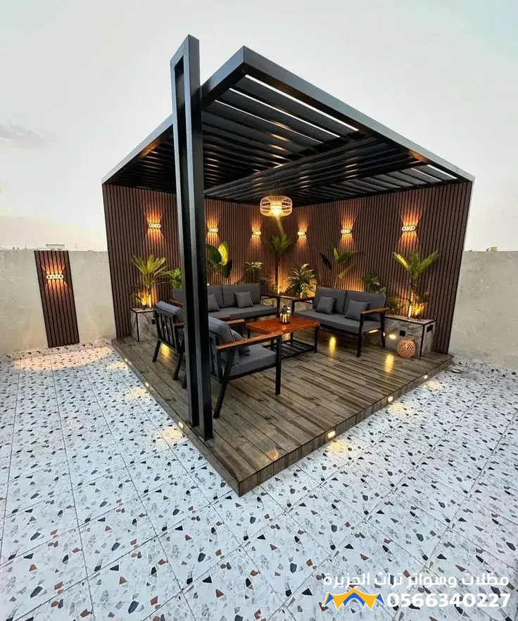 تصميم ملاحق أسطح وتنسيق الحدائق جدة