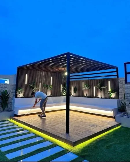 تكلفة تركيب برجولة أحواش بمساحة 20متر تقريبافي جدة