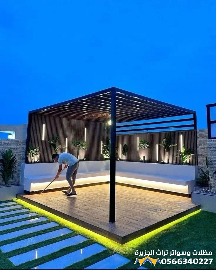 تكلفة تركيب برجولة أحواش بمساحة 20متر تقريبافي جدة