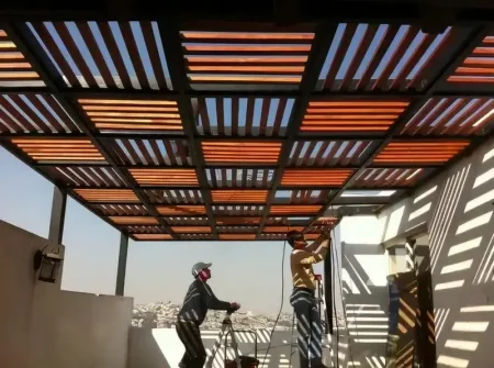 محداد مظلات جلسات خارجية وبرجولات بجدة ومكة والطائف