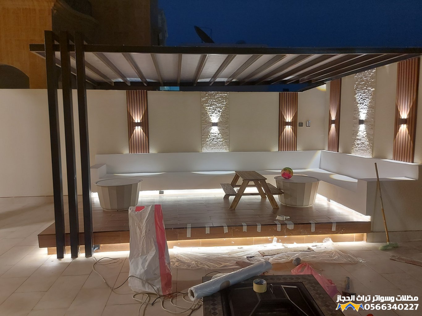 جلسات شتويه وبرجولات واحواض كلاسيكيه في جدة ومكة والباحة 